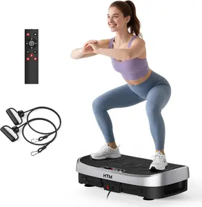 Slim Vibration Plate Exercise Machine, Compact Home Gym Exercise Machine  120 RPM, 5 Programs, SummerVibes Fitness Trainer, the Vibration Plate, Vibration Plates