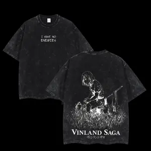 Vinland Saga Vintage Tee , Vinland Saga Thorfinn Shirt, Vinland Saga Thorfinn Merch, Anime Shirt, Manga Shirt,Graphic Tee, Streetwear Tshirt Casual