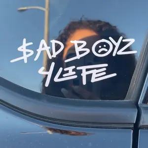 Sad boyz 4 life Junior H car decal