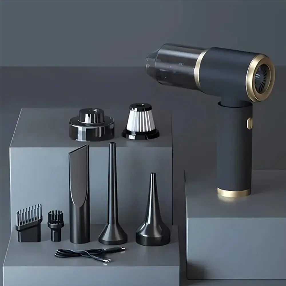 Ultra-powerful Cordless Handheld Vacuum, Portable Wireless Vacuum Cleaner, Rechargeable High Power Blowing & Suction Vacuum Cleaner with Accessories,