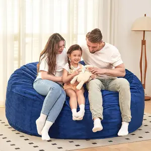 Bean bag sofa 7FT/5FT Bean Bag Chair,lazy sofa, Removable and Machine Washable Cover, Giant Bean Bag Chair for Adult