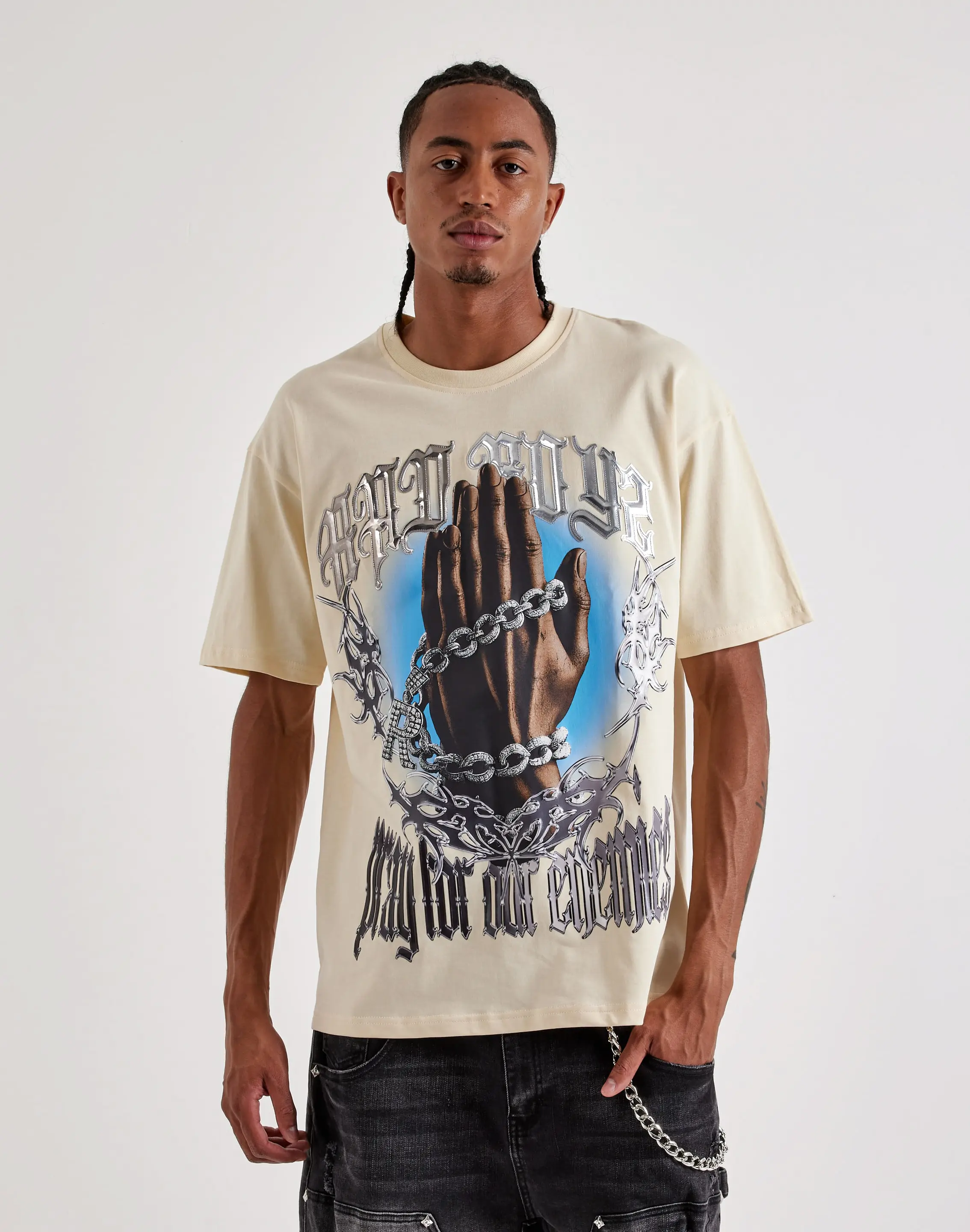 Mens Rad Boyz Pray For Our Enemies Tee