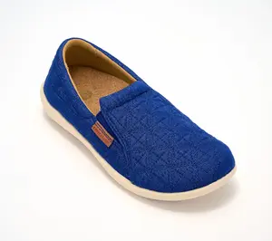 Revitalign Orthotic Memory Foam Denim Slip-Ons- Siesta Serenity