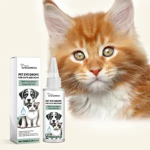 Cat and Dog Eye Care Eye Drops - Pet Eye Cleaning, Tear Stain Removal, Eye Dirt Care Eye Drops