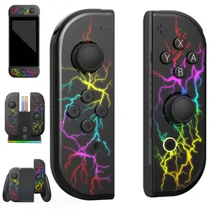 Switch Handheld Replacement Parts Left Right Compatible Switch Lite Oled Wireless Controller Bluetooth-compatible Connection Dual Vibration Feedback Accessories