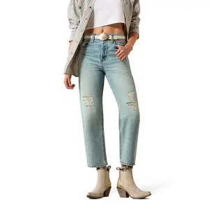 Women's Ultra High Rise Tomboy Relaxed Straight Leg Jeans