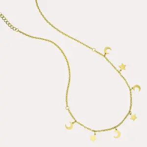 Star and Moon Choker