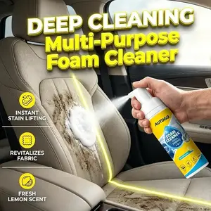 2026 New Multi-Enzyme Foam Spray Cleaner - Heavy Duty Deep Cleaning House & Car Detailing Products, Stain Removal for Car Interior & Sofa,summervibes outdoorfun