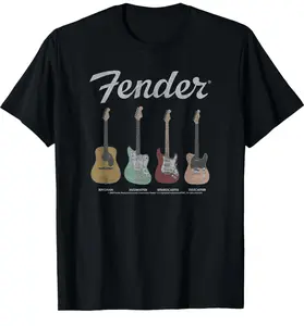 Fender Vintage Guitar Lineup T-Shirt