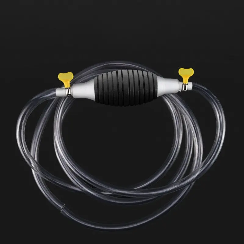 Portable Suction Pump with Flexible PVC Hose, Ideal for Gasoline Oil Water Fuel Transfer, Versatile, Compact Design for Easy Use, Efficient, Reliable, Convenient