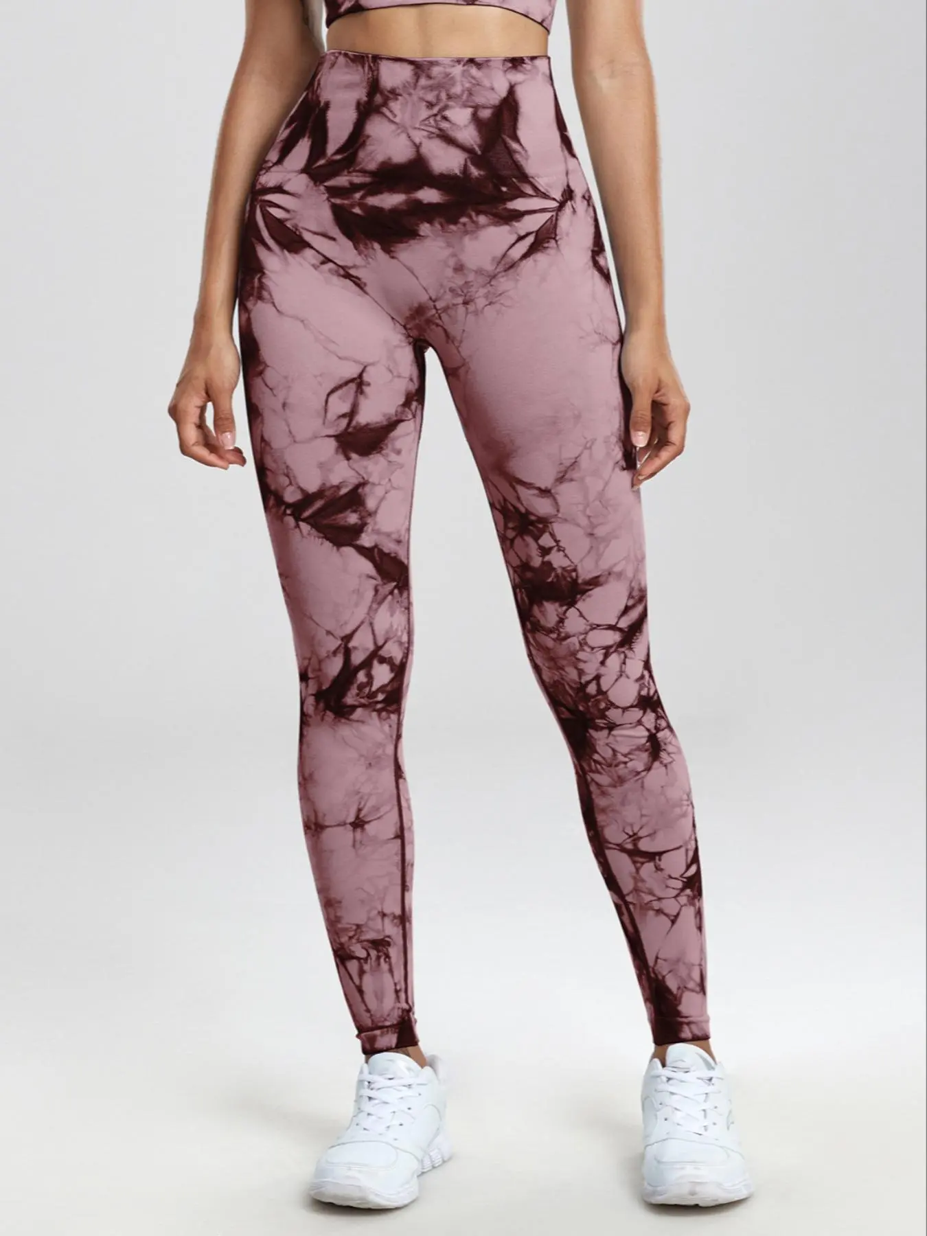 Women's High-Waisted Seamless Yoga Pants, Tie-Dye Sports Leggings, Elastic Hip-Lifting Gym Wear, Comfortable Fashion for All Seasons Women's High-Waisted Seamless Yoga Pants, Tie-Dye Sports Leggings, Elastic Hip-Lifting Gym Wear, Comfortable Fashion for All Seasons