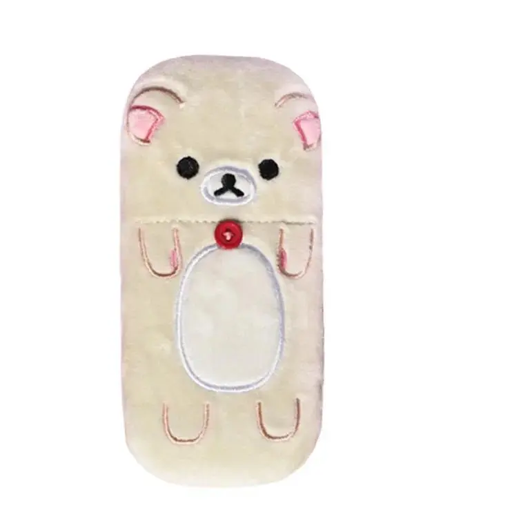 Cute Rilakkuma Plush Glasses Box Kawaii Glasses Case Cartoon Anime Eyeglass Case Organizer Spectacle Cases