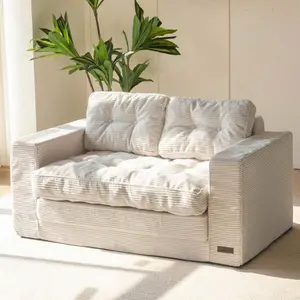 Convertible  Bed,Pull-Out Double  Bed,2-In-1 Folding  Bed Filled  High-Density Sponge,Folding Floor   Pillows,Suitable For Living Room,Bedroom,Study sofa with Freestanding Infrared Sauna tv stand coffee table dresser Metal Sliding Rail plastic