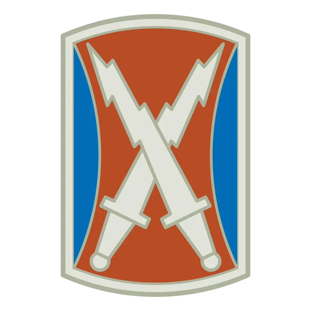 CSIB Military Combat Service Sticker, 106th Signal Brigade Decal, 3 1/2" W