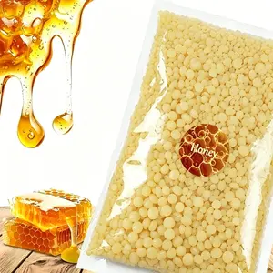 1000-gram bag of honey hair removal wax beans, quick and convenient, no paper required, suitable for household use on both fine and coarse hair all over the body.