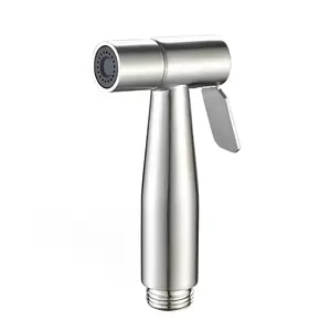 Toilet Shattaf Adapter Bidet Spray Stainless Steel Handheld Shower Head