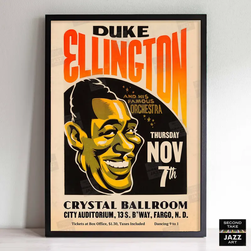 duke ellington poster - TikTok Shop