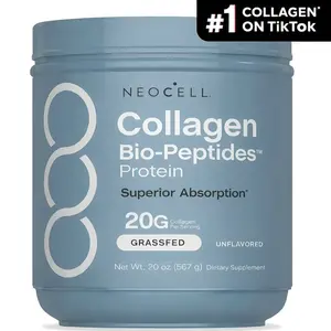 NeoCell Collagen Peptides Powder 20oz - Grassfed Protein Supplement - Advanced with 18 Essential Amino Acids