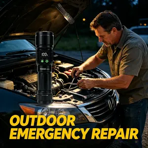 SP85S Tactical Flashlight – Rechargeable Emergency Light for Outdoor Use and Everyday Carry