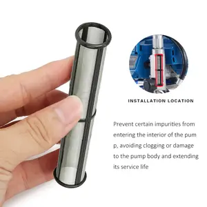 Airless Paint Sprayer Inlet Filter Screen, Suction Tube Mesh Pump Filter, Stainless Steel Anti-Clog Strainer, Protect Pump & Extend Service Life