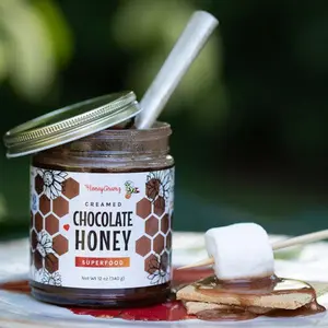 Organic Chocolate Honey- Raw Unfiltered honey