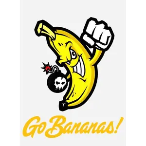 Savannah Go Banana Car Sticker