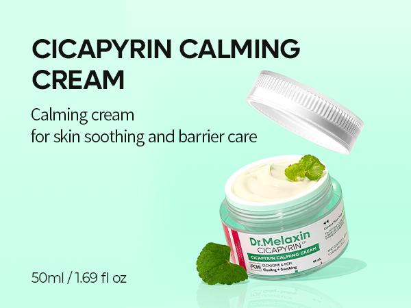 [Dr.Melaxin] Cicapyrin Calming Cream | Soothing, Cooling, Cica-Exosome | Korean Cosmetics | 1.69 fl. oz.