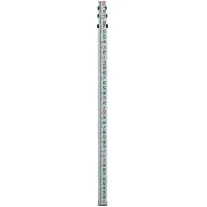 212 MAIN Northwest Instrument NAR14T 14 ft. Aluminum Telescopic Leveling Rod - 10ths Graduation, 4-Section Building Surveying Tool for Building, Grading