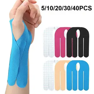 Elastic Precut Wrist Tape for Baseball Bowling & Tendon Pain Relief, Breathable Carpal Tunnel Support, Universal Fit Sport Injury Prevention