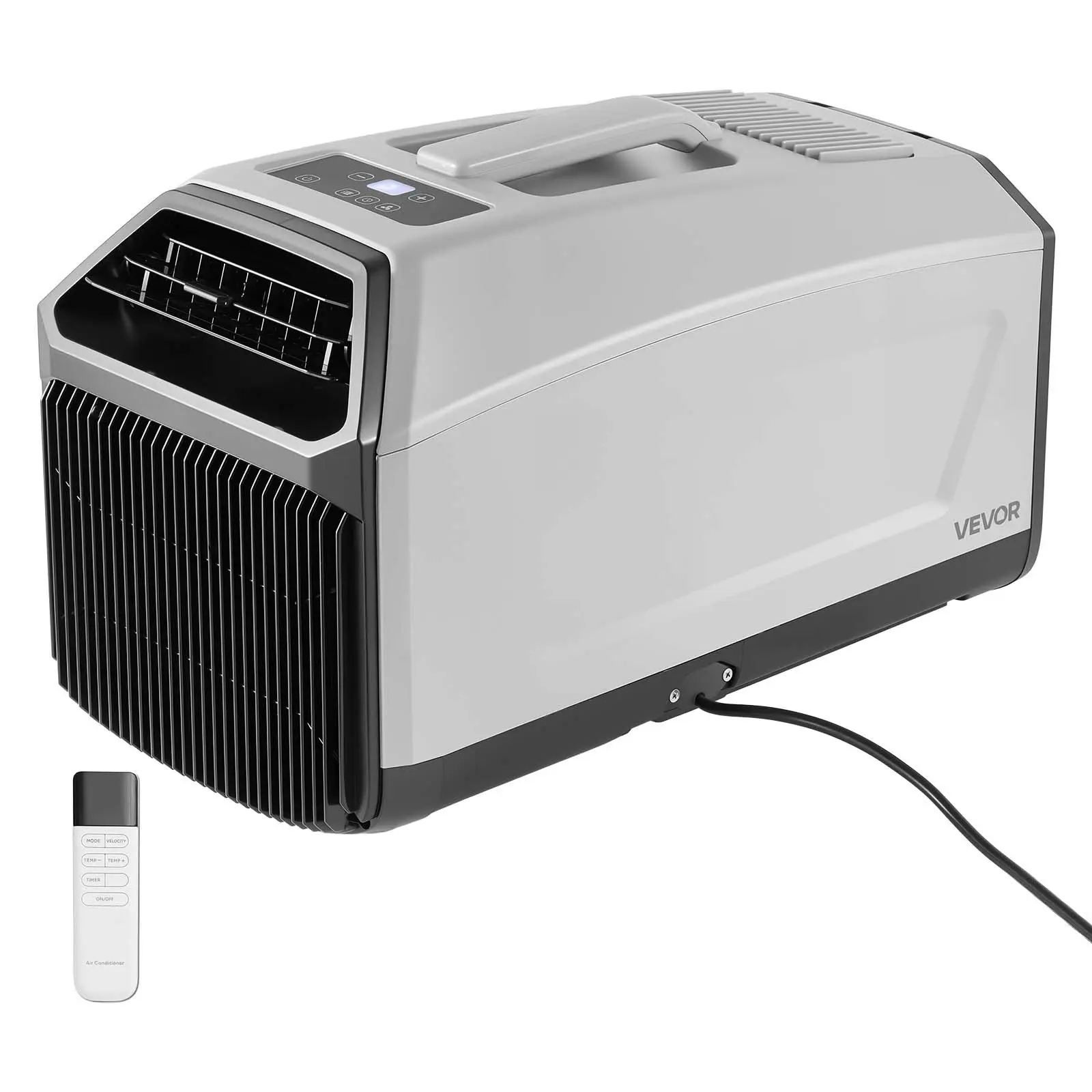 【Summerfinds】VEVOR Portable Camping Air Conditioner 3050 BTU, Tent AC Unit with Hose, Remote & Touch Control, 61–90°F Adjustable, 150 m³/h High Airflow, Low Noise, Ideal for Tent.RV, Outdoor Cooling, Dark Grey