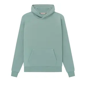 Hoodie SS23 Sycamore 192BT222051F Soft Teal for Men with Front Pocket & Hood Comfortable Fit Casual Everyday Wear