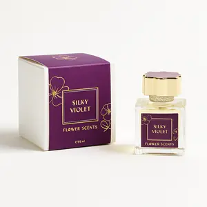 Silky Violet by Flower Scents – Unisex Luxury Eau de Parfum – Italian Bergamot, Cypress, Violet, Sandalwood & Guaiac Wood – Soft Floral Woody Scent – Long-Lasting Perfume