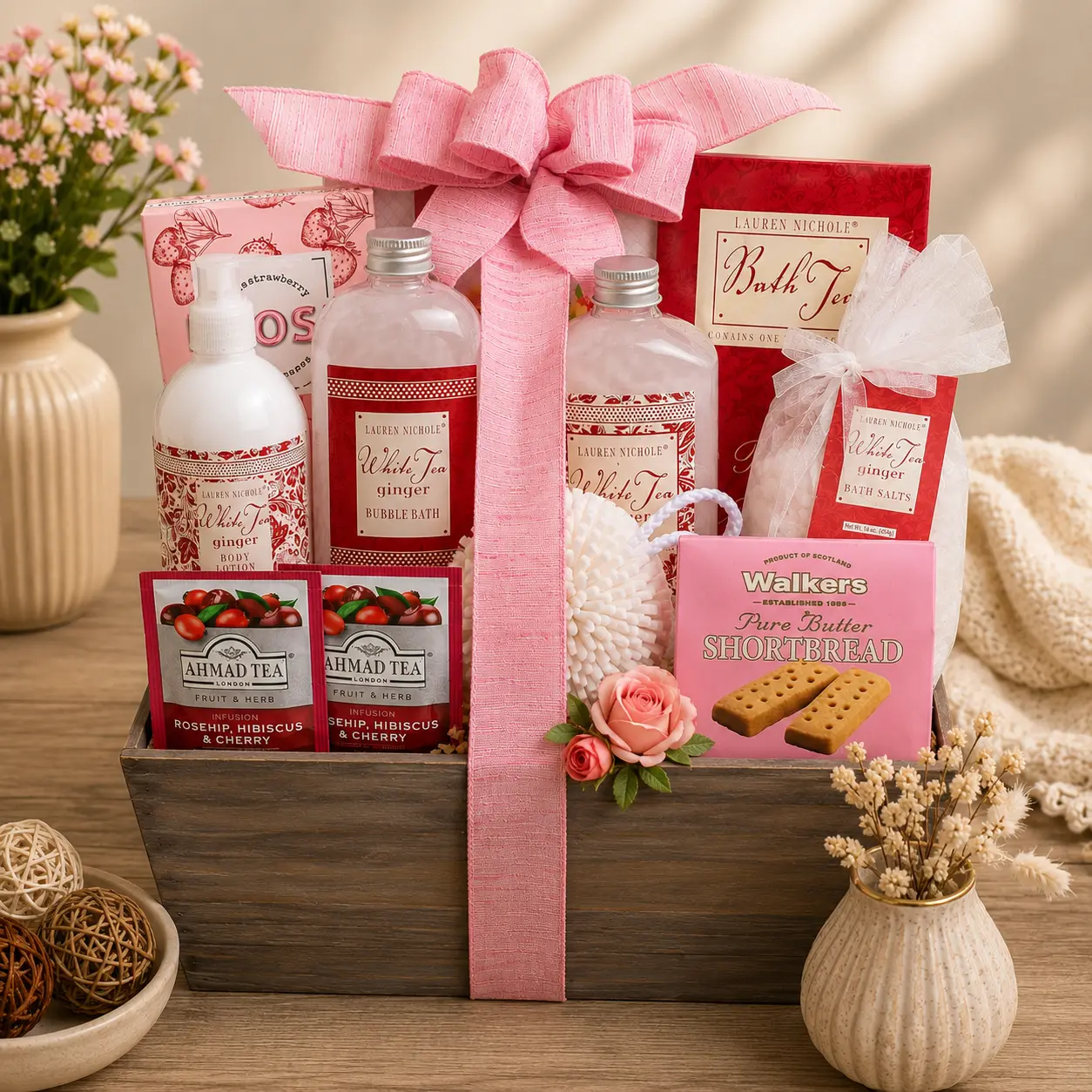 Tea & Tranquility Spa Gift Basket