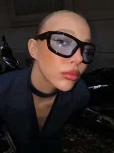 Women's Leopard Print Oversized Fashion Sunglasses, Y2K Style, Uv400 Protection, Polycarbonate Frame, All Seasons Wear, Perfect for Daily Use, Leopard Pattern Sunglasses