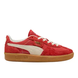 PUMA Womens Palermo Vintage Lace Up Sneakers Shoes Casual - Red