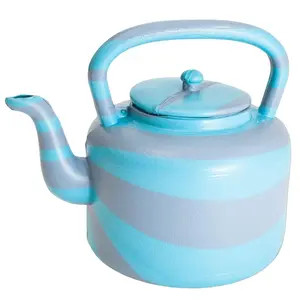 African Delights Colorful Kids Watering Can 1 Gallon Plastic Jug For Toddlers - Made In Africa - Blue/Gray Garden Accessories