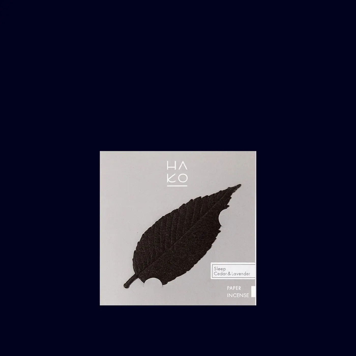 Incense Paper | HaKo - Leaf Black