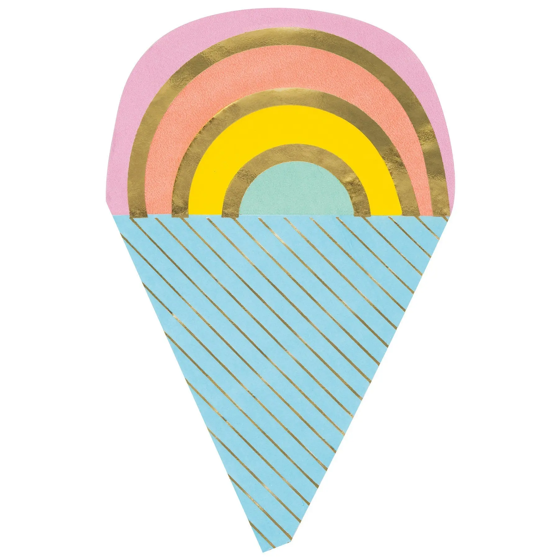 Ice Cream Cone Shaped Napkins