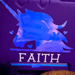 Custom Unicorn Name Decals - Personalized Unicorn Design - Perfect for Unique Gifts and Decor