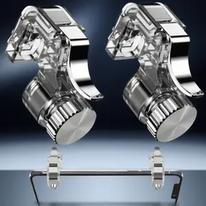 Mobile Phone Game Controller, High Sensitivity L1r1 Trigger Handle Set, Mobile Game Accessories for Pubg Mobile & Cod Mobile, Console, Game Pad