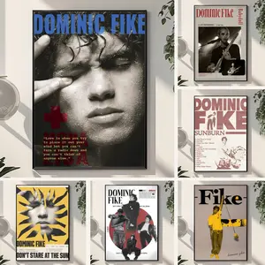 Singer D-Dominic F-Fike Poster HD Sticky Waterproof Wall Art | High Quality Print Aesthetic Home Living Bedroom Bathroom hallway Decor Trendy Room Decoration | Multiple Size Options Available