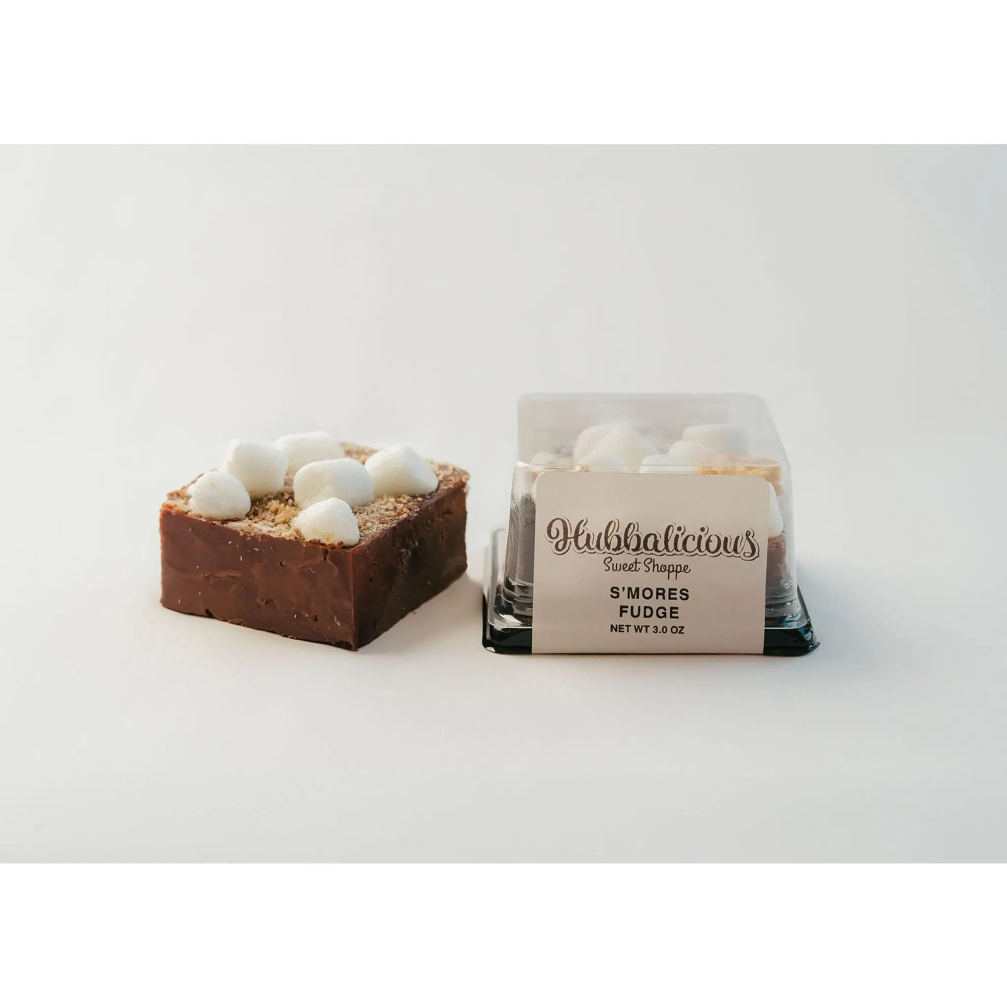 S'mores Fudge Hubbalicious Sweet Shoppe Dessert - 3 oz Layered Fudge Treat