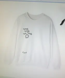Not Noah T Shirt White and Black Crew Neck Support NotNoahUpdates Journey Design Love Print