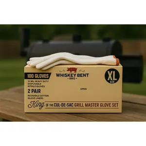 Whiskey Bent BBQ Grill Master Glove Set