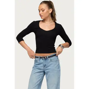 Jamila Quarter Sleeve Top