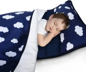 Biloban Lightweight Toddler Nap Mat with Pillow Soft Blanket, Cozy Kids Nap Mats Fit Standard Preschool Daycare Cot Regalo My Cot Portable Travel Sleeping Bag #TiktokshopStockUp
