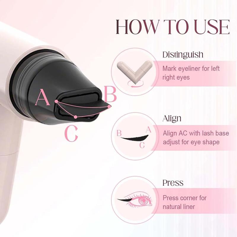 Foldable Eyeliner Stamp Gel Eyeliner Pencil Set SmudgeProof Waterproof Eye Liner for Beginners Christmas Gift MultiPurpose Makeup Tool US Flawless Lid Lipliner