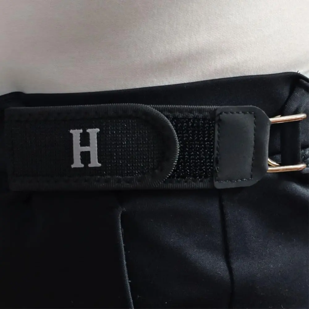 No Buckle Elastic Waist Belt Adjustable Hook & Loop Fastener Strap Invisible Comfortable Jeans Accessory Quick Fit Design 【2 PCS】