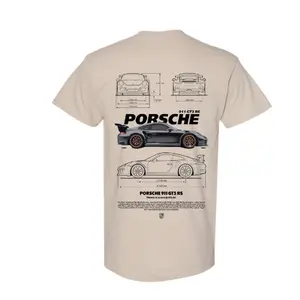 Porsche Tshirt - Unisex Supercar Tee – Classic Muscle Car Enthusiast Shirt – Retro Car Clothing