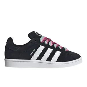 adidas Womens Campus 00S Lace Up Sneakers Shoes Casual - Black